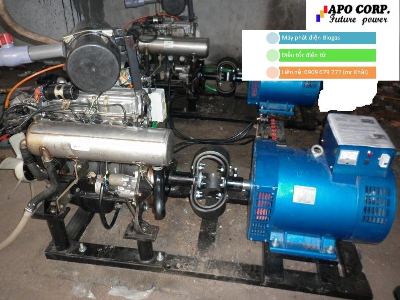 Các loại máy phát điện biogas và ứng dụng thực tế của nó